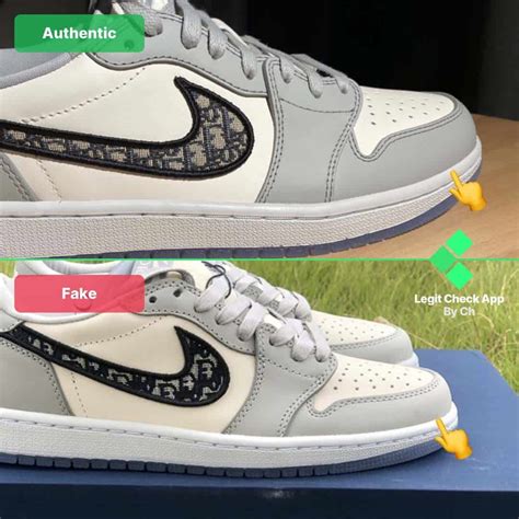 real vs fake dior jordan 1 low|dior jordan 1s on dhgate.